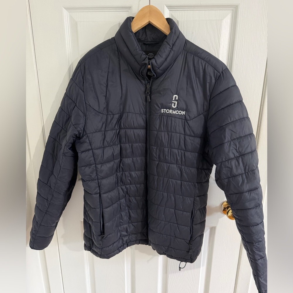 Men's Black Quilted Jacket
